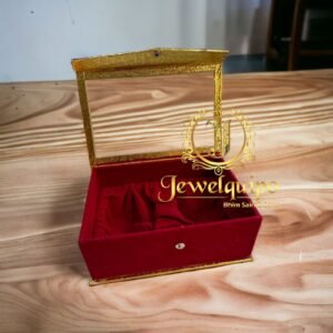 Double Silver Glass Box