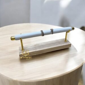 Single Rod Ring Display Stand (white)