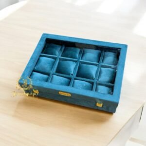 Suede Watch Box ( Teal Green)
