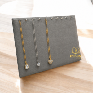 Grey Chain Hook Display Stand