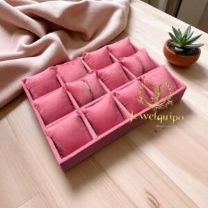 Cushion Bracelets Display Tray ( Light Pink)