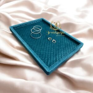 TEAL GREEN BARFI TRAY