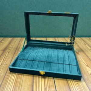 Chain Stock Box  (Teal green )