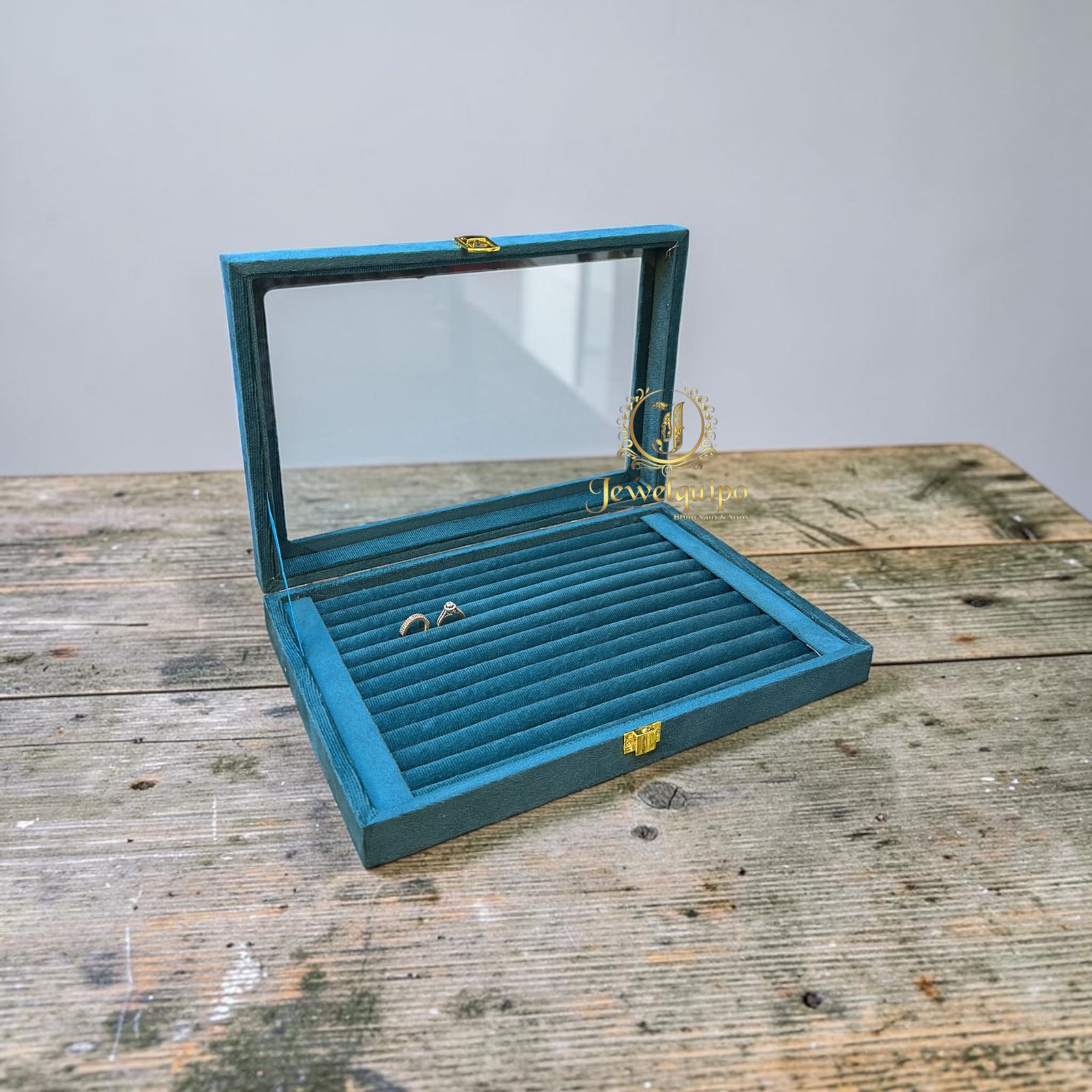 Line Ring Stock Box ( SeaGreen)