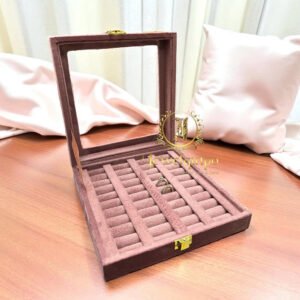 Ring Row Display Stock Box (Rosegold)