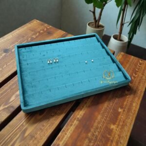 Earring Display Tray Teal Green