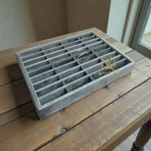 Grey Bangle/ Bracelet Box Tray