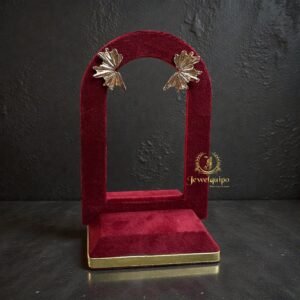 Mushroom Earring Stand (Maroon)