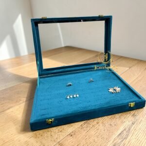 100 Ring Slot Ring Tray ( Seagreen)