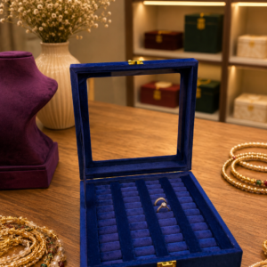 Ring Row Display Stock Box (Blue)