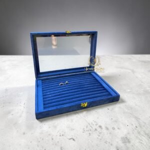 Suede Transparent Ring Box